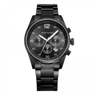 Daniel Gorman RM2210 การออกแบบใหม่ Hot Sell Band Metallic Quartz Twist Platinum Geneva Luxury Men Watches