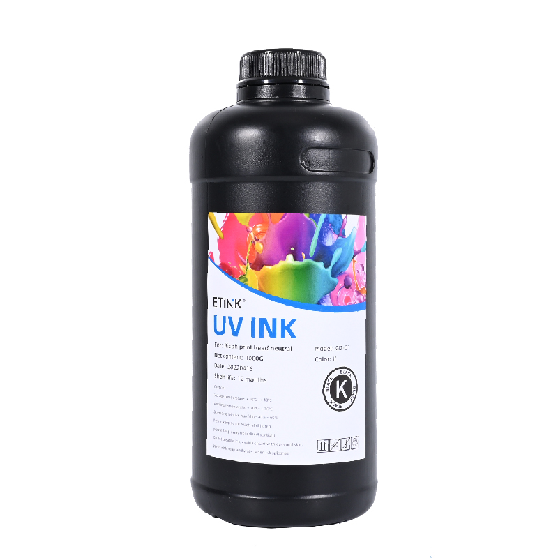 หมึกอ่อนนุ่มที่นำโดย UV เหมาะสำหรับ Ricoh Print Head เพื่อพิมพ์ Acrylic PVC