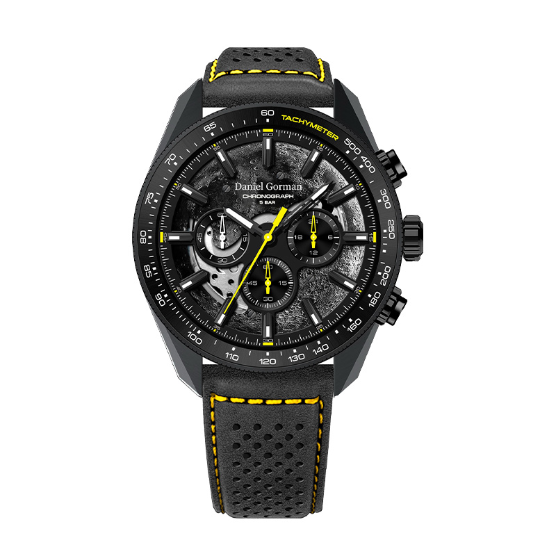 Daniel Gormandg9006 เฝ้าดูผู้ชาย \\ s ดู Oem Stainless สตีลญี่ปุ่นการเคลื่อนไหวของญี่ปุ่น