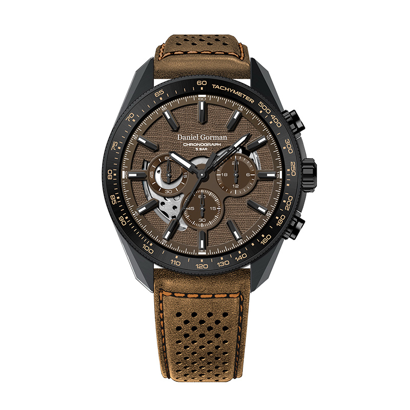 Daniel Gormandg9006 เฝ้าดูผู้ชาย \\ s ดู Oem Stainless สตีลญี่ปุ่นการเคลื่อนไหวของญี่ปุ่น