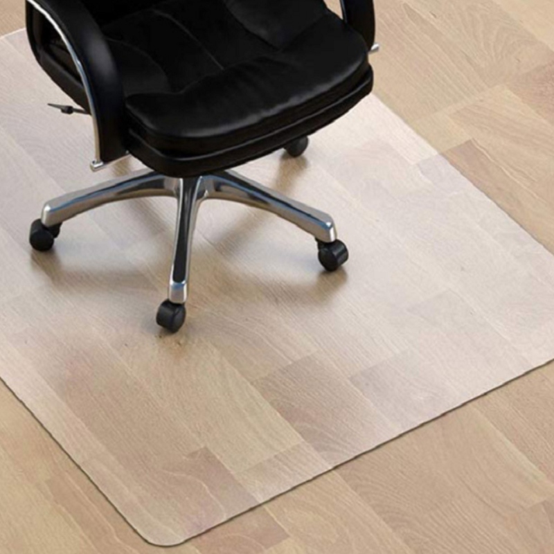 2022 Amazon Hot Sale Chair Mat สำหรับการป้องกันพื้นไม้เนื้อแข็งโปร่งใส PP Office Desk เก้าอี้เก้าอี้