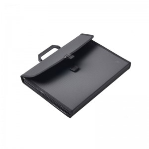 การขยายโฟลเดอร์ A4 ขนาดตัวอักษร PP พลาสติก 13 กระเป๋าหลายกระเป๋าจัดงานขยายไฟล์