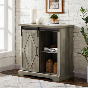 Mixcept 32 \\\\ \\\"บุฟเฟ่ต์ตู้คอนโซลที่ทันสมัยและร่วมสมัยตู้เก็บโต๊ะคอนโซลโต๊ะพร้อมประตูบานเลื่อนห้องครัวห้องรับประทานอาหารเฟอร...