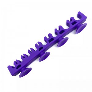 ตัวยึดเครื่องแต่งหน้าซิลิโคนสำหรับเครื่องมือเครื่องสำอางห้องน้ำ