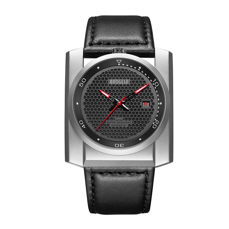 Baogela New Sports Watch Men \\ S Trend Big Dial Square Men \\ S Watch กันน้ำกันน้ำอัตโนมัตินาฬิกากลไกอัตโนมัติ 6775