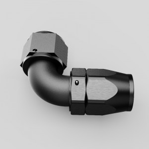 การไหลเต็ม 90 องศาปลายท่อหมุน