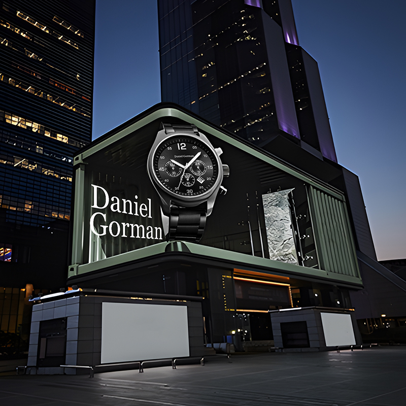 IWC ใหม่ Top Gun Naked Eye 3D Creative Outdoor Advertising เปิดตัว