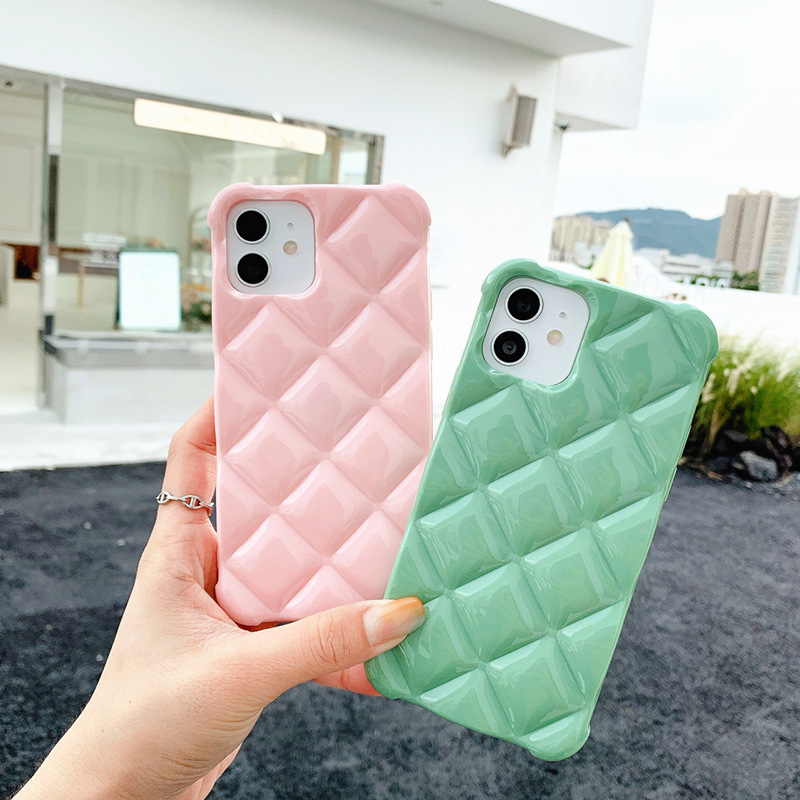 โทรศัพท์มือถือใหม่เคส Apple iPhone14/PRO เคสตัวป้องกัน TPU Lattice Anti Case Protective Case