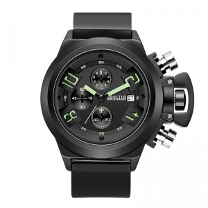 Baogela Chronograph Watch Top แบรนด์ Luxury Luminous Luminous Quartz Watches นาฬิกาข้อมือกีฬาทหารสำหรับผู้ชาย 1606 Green