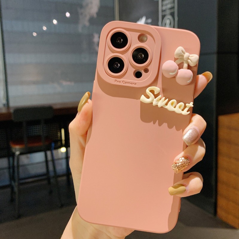 เหมาะสำหรับเคสโทรศัพท์มือถือ Apple iPhone12 Pro Max, เคสโทรศัพท์มือถือซิลิโคน, เคสโทรศัพท์มือถือเชอร์รี่