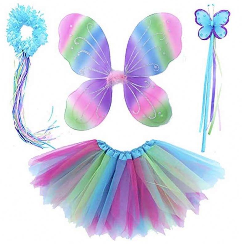 ชุดคาร์นิวัล Girls \\ 'Fairy Party Set อายุ 3-8 ปี Princess Fairy Tutu Skirt Costume DGHC-035