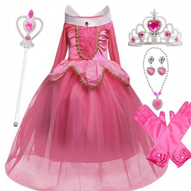 ชุดฮัลโลวีนเด็กเจ้าหญิงนิทราปาร์ตี้สาวชุดแต่งกาย 2-10 ปี Aurora Princess Dress HCSP-002