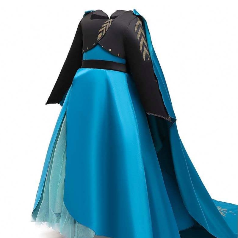 ชุดราชินีราชาภิเษกใหม่ Elsa 2 ชุดสาว Elsa แต่งตัวสำหรับเด็ก HCGD-035