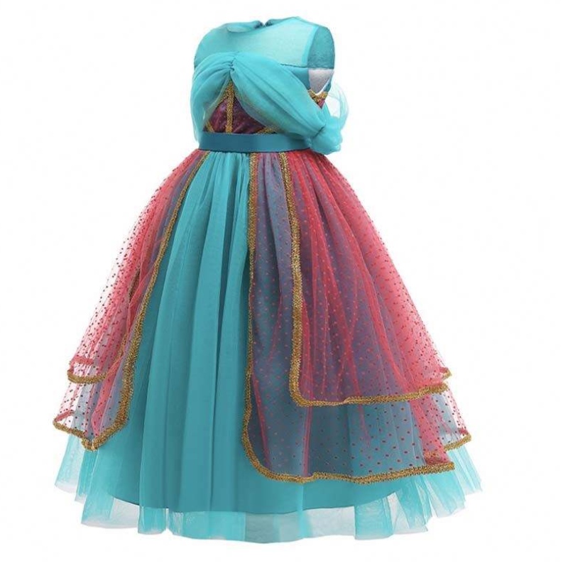 Halloween Carnival Children \\ S Party Scplay Princess Jasmine Dress HCAL-003