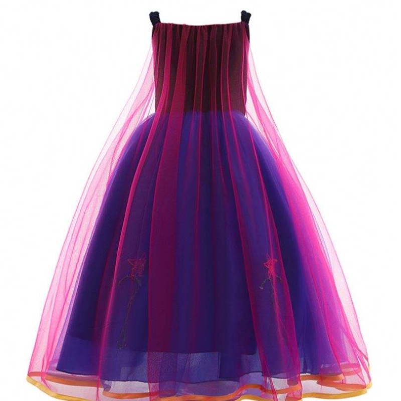 Wholesale Princess Anna Elsa ชุดยาวชุดเด็กปาร์ตี้คริสต์มาสชุดคอสเพลย์ชุดแฟนซีสำหรับสาว L0695
