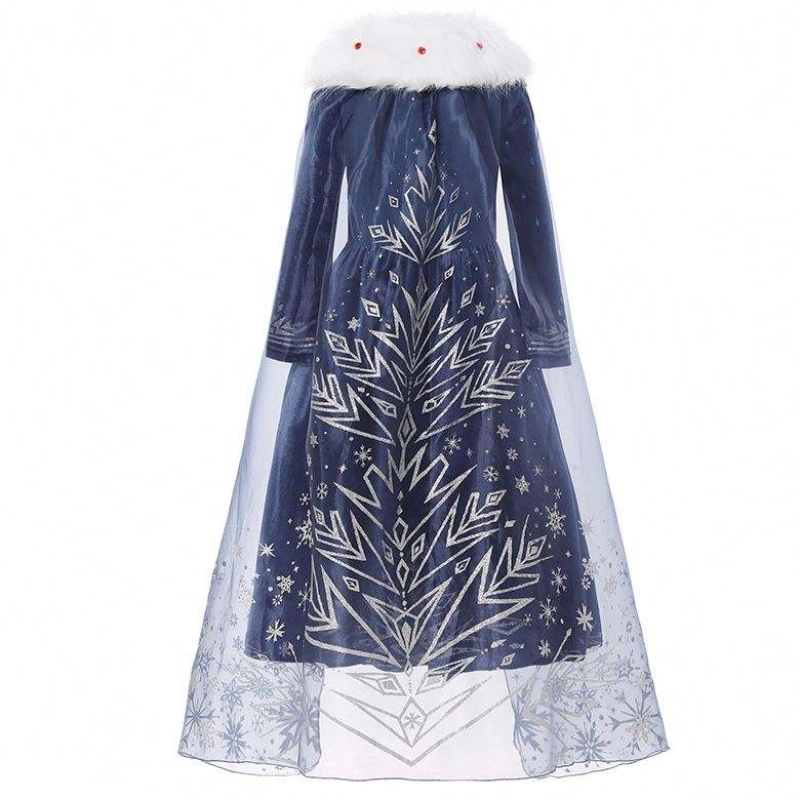 Baige European และ American Girls Elsa Anna Girl Princess Christmas Christmas Kids Winter Dress bx1736