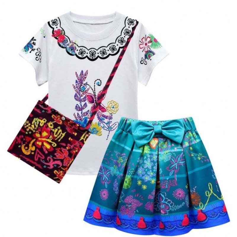 Baige Encanto Mirabel Girl Princess เครื่องแต่งกาย Isabella คอสเพลย์ชุด MFMW003