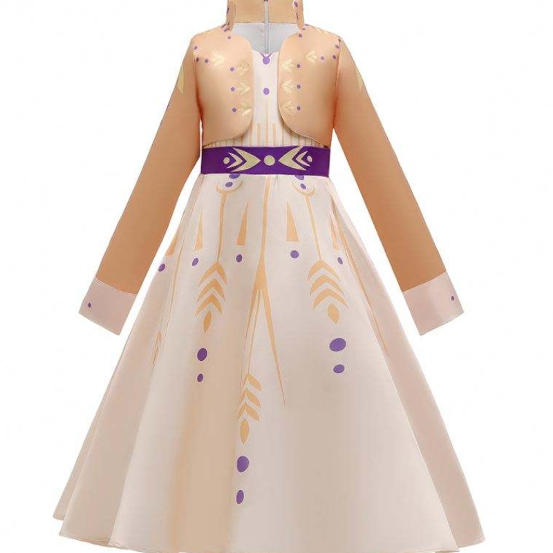 Baige ใหม่ Elsa Anna สาว ๆ หญิงสาวชุดฮาโลวีนคอสเพลย์เอลซาชุดคอสเพลย์สาว ๆ