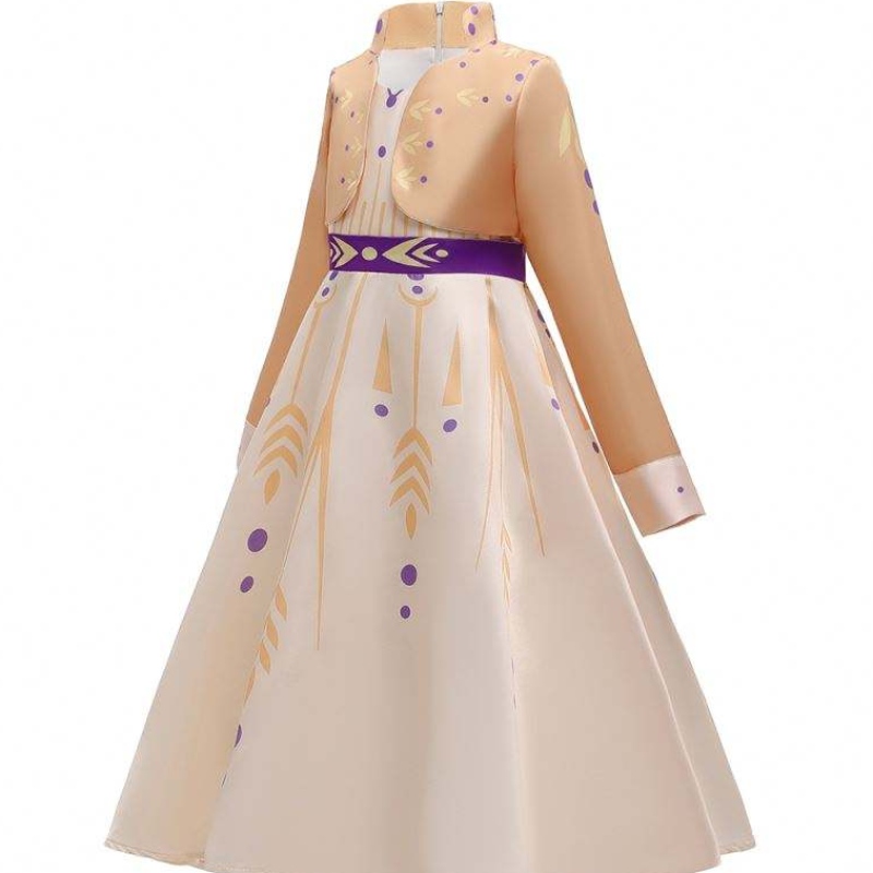 Baige ใหม่ Elsa Anna สาว ๆ หญิงสาวชุดฮาโลวีนคอสเพลย์เอลซาชุดคอสเพลย์สาว ๆ