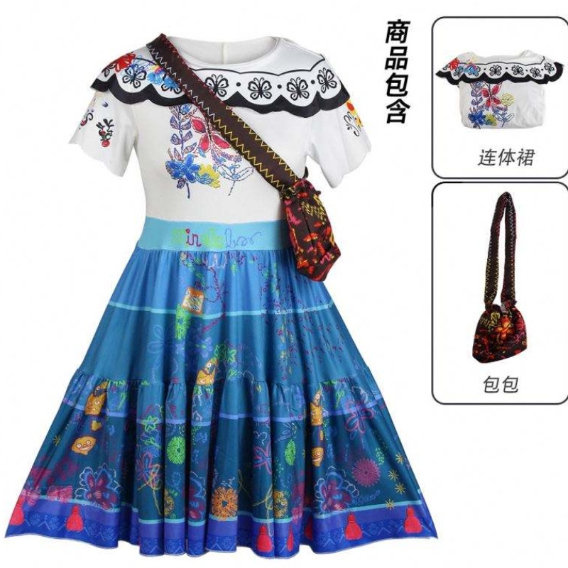 ห้องวิเศษที่เต็มไปด้วย Peppa Princess Isabella Dress เครื่องแต่งกายโชว์เครื่องแต่งกายเด็กชุดคอสเพลย์ชุดผู้หญิงผู้หญิง