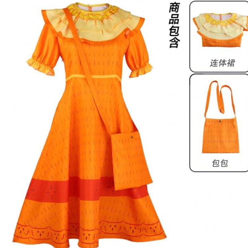 ห้องวิเศษที่เต็มไปด้วย Peppa Princess Isabella Dress เครื่องแต่งกายโชว์เครื่องแต่งกายเด็กชุดคอสเพลย์ชุดผู้หญิงผู้หญิง
