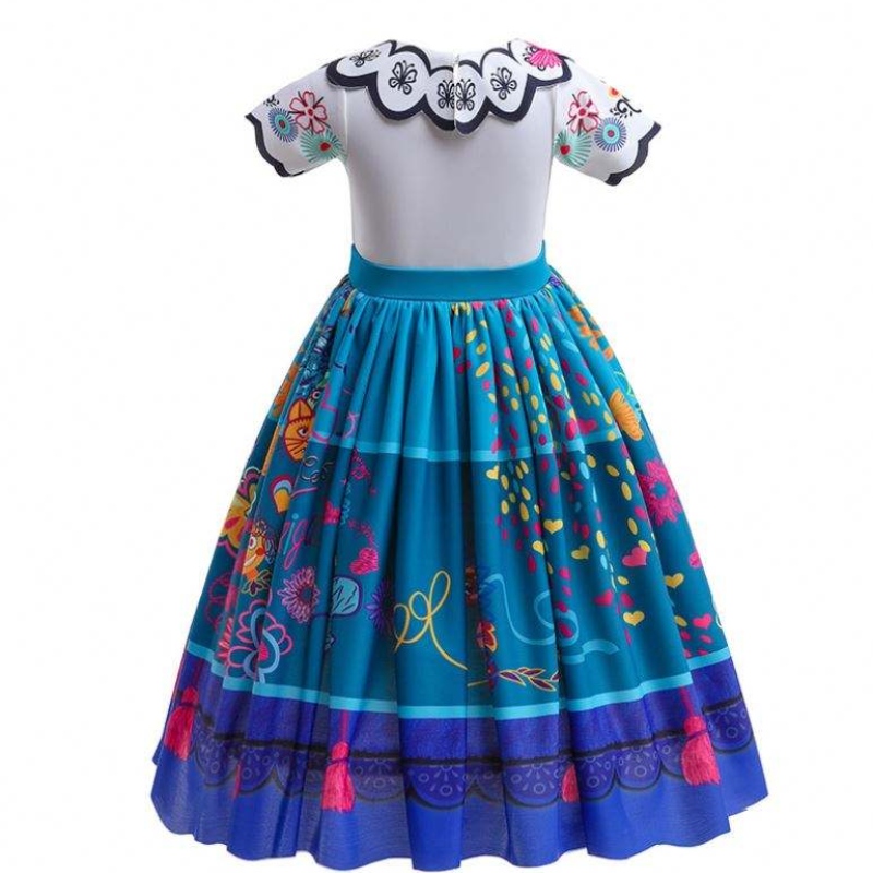 ใหม่สำหรับเด็กที่มาถึงงานรื่นเริง Halloween Princess Dress Encanto Mirabel Isabella