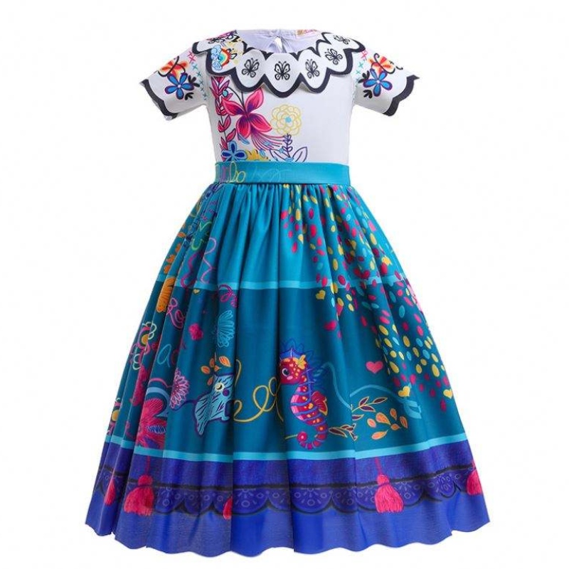 ใหม่สำหรับเด็กที่มาถึงงานรื่นเริง Halloween Princess Dress Encanto Mirabel Isabella