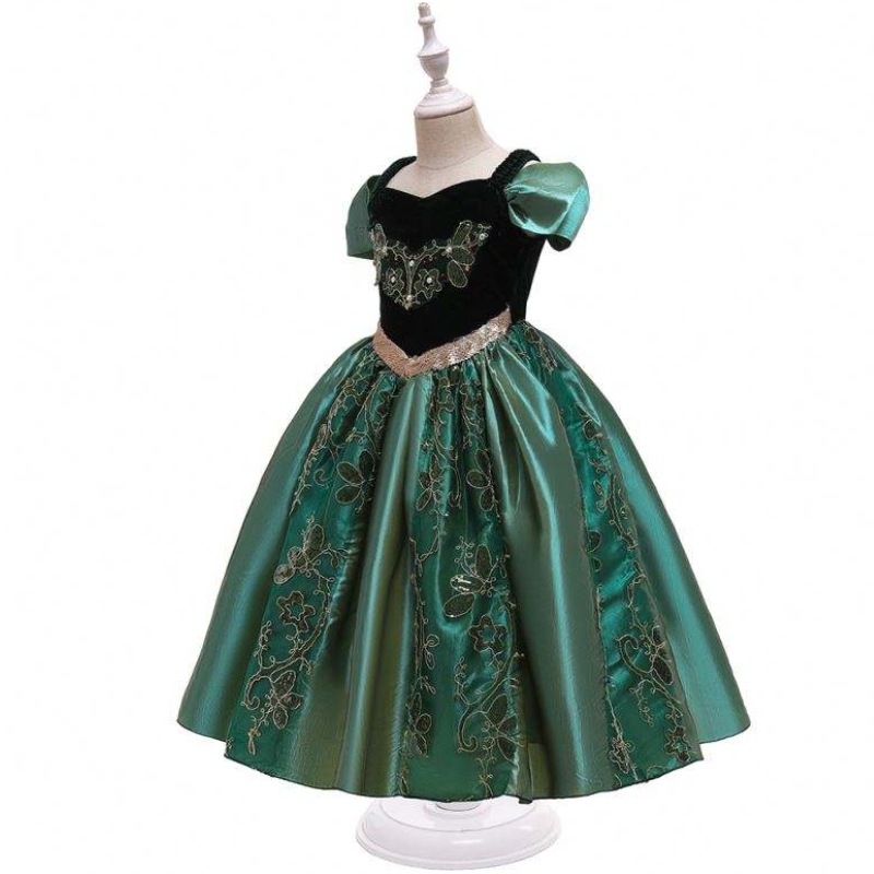 2020 ใหม่ Summer Girl Party Dress Halloween Gild Girl Party Anna Dresses BX1728