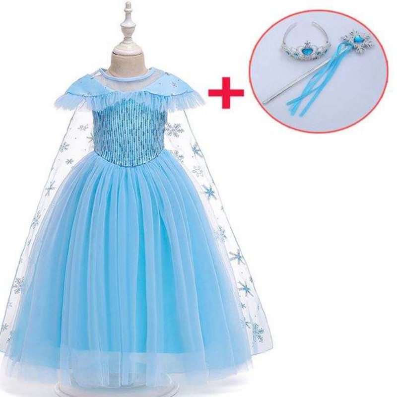 ผลิตภัณฑ์ใหม่ Princess Costume Kids Masquerade Elsa Anna Fashion Girl เครื่องแต่งกายปาร์ตี้ชุดสาวสาว