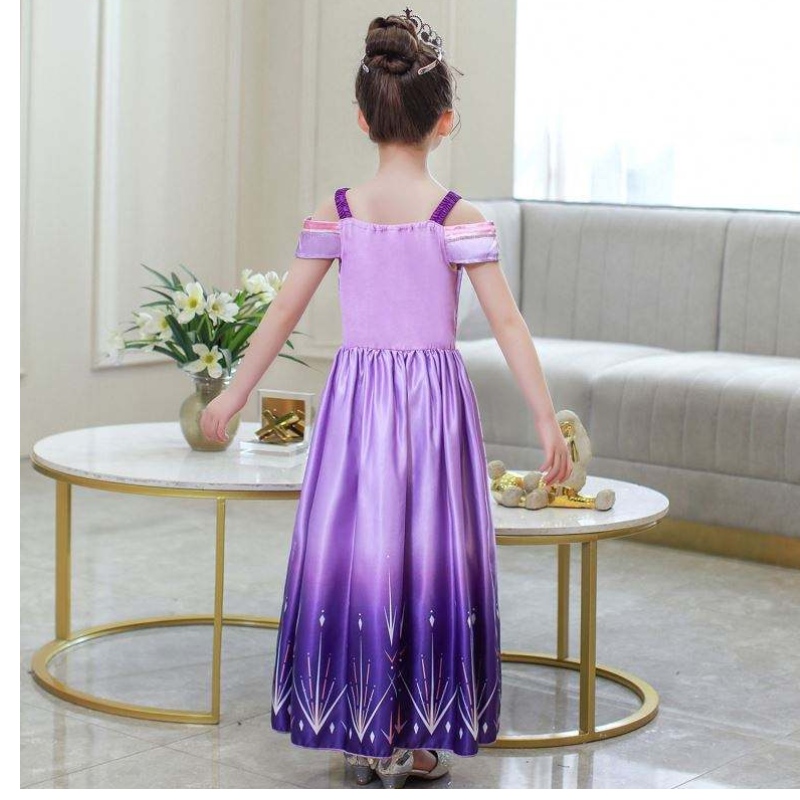 Baige Halloween Princess Dress Girl Cosplay Dreses Child Summer Aisha Queen Children \\ S Skir