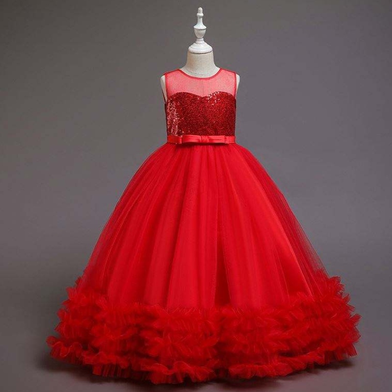 Girls Party Clothing Flower Girls Princess Wedding Ball Gown ชุดราตรีชุดราตรี
