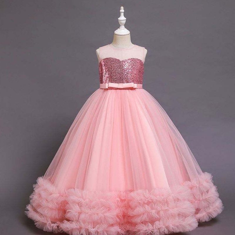 Girls Party Clothing Flower Girls Princess Wedding Ball Gown ชุดราตรีชุดราตรี