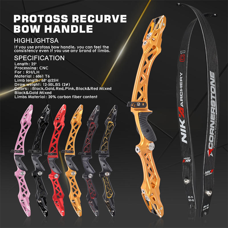 elongarrow 68inches rh/lh recurve bow ด้วยแขนขาคาร์บอน C1