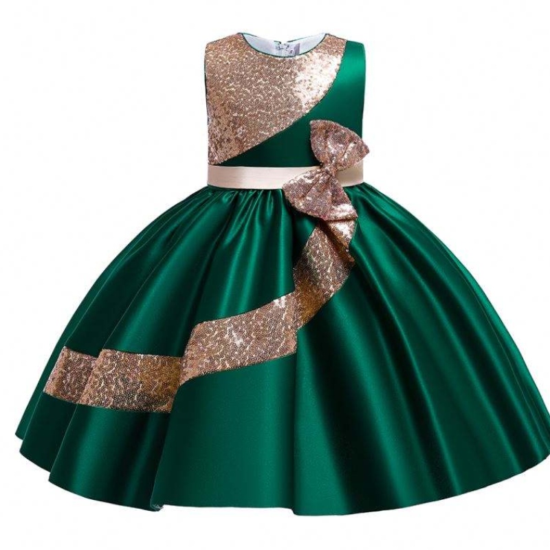 Baige 10 ปี Amazon Sequined Children \\ S Party Party Dress Girls Wedding Party Ball Gown L5283