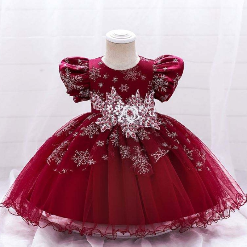 baige baby girl frocks ออกแบบแขนสั้นการเต้นรำชุดเต้นรำเด็ก \\ s party สวมชุด l2028xz