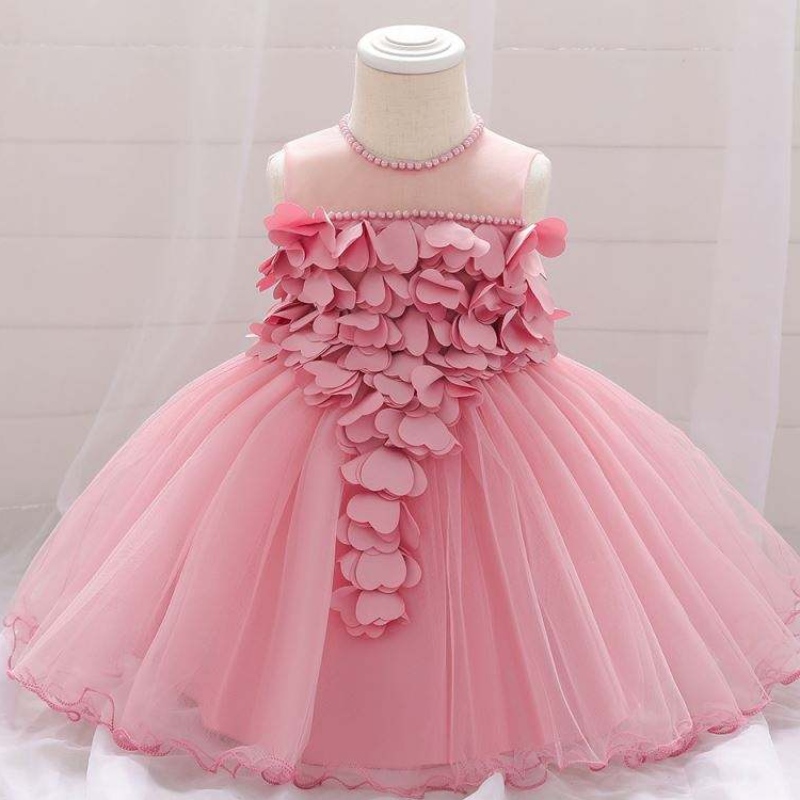 การออกแบบใหม่เด็กเสื้อผ้าเด็ก Frock Design ดอกไม้เด็กผู้หญิงชุดวันเกิด l1932xz