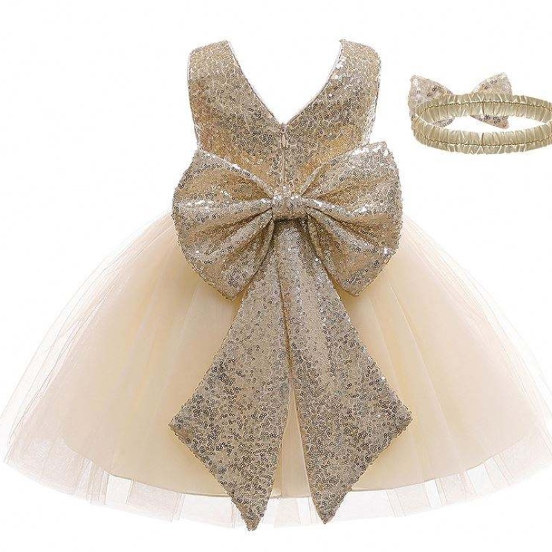 Baby Frock Bow Design Design Girl Fashion Fashion Fashion วันเกิดปาร์ตี้เด็กผู้หญิงชุดเด็กผู้หญิง