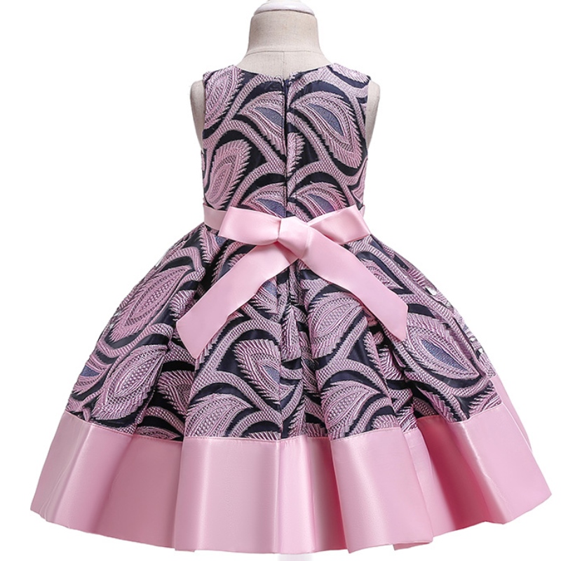 Ansoo Christmas Princess Girls Flower Flower Dress Girl Elegant Girl Wedding Party Pink Dresses Halloween Girls Clothing
