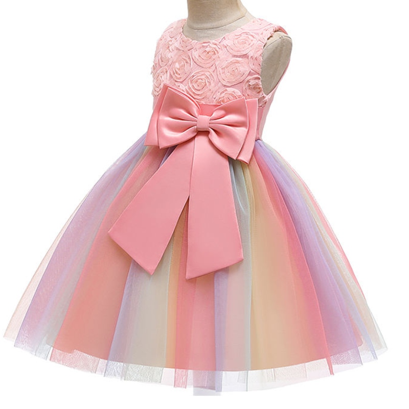 ชุด Ansoo สำหรับเด็กผู้หญิง Cartoon Vestidos Kids Tutu Dresses เด็กวัยหัดเดินฤดูร้อนแขนเสื้อเจ้าหญิงชุดสำหรับสาว ๆ