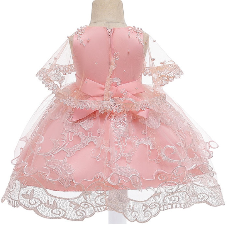 ansoo ansoo leless plin pink party girl girl dress cotton princess dress for girl 2-10 ปีชุดแต่งงานตูตูสำหรับสาว