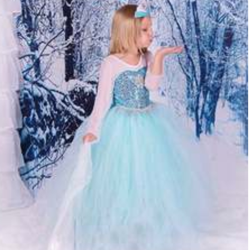 baige tv&movie elsa anna girl performance performance ชุดฮัลโลวีนคอสเพลย์ชุดแต่งกาย