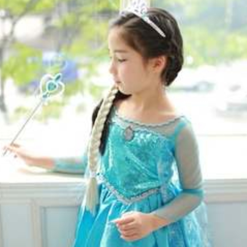 เครื่องแต่งกาย Elsa Anna Frozen Elsa 2 Dress Halloween Girls \\ '