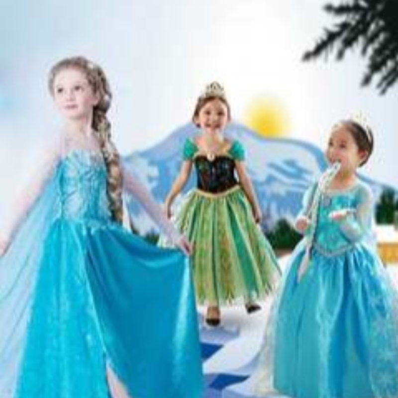 เครื่องแต่งกาย Elsa Anna Frozen Elsa 2 Dress Halloween Girls \\ '
