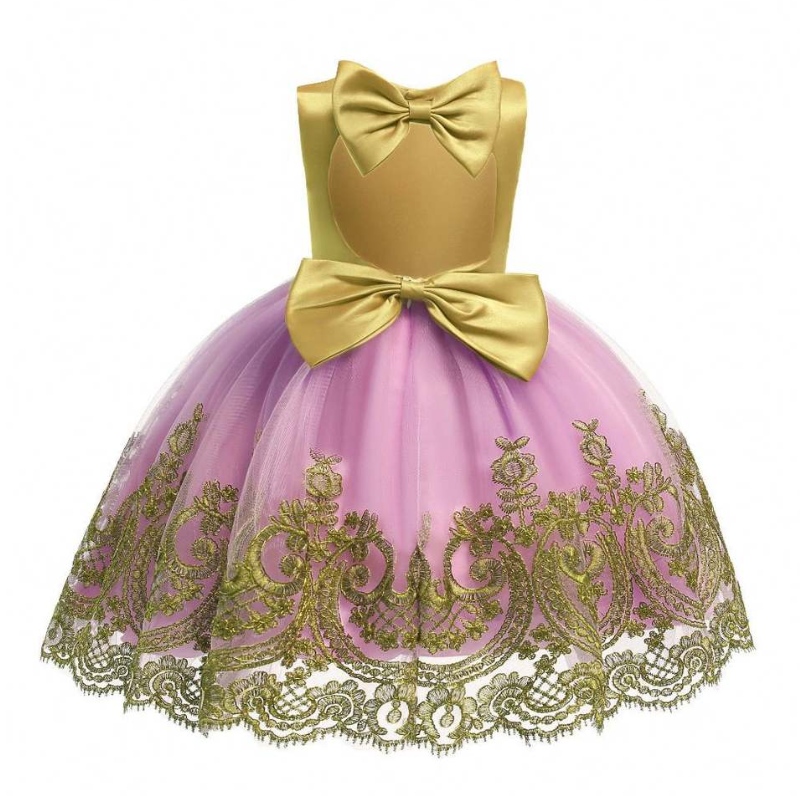2021 Baige Kids Garment Christmas Frock ทารกแรกเกิดเด็กผู้หญิงวันเกิดปาร์ตี้ชุด B-8086
