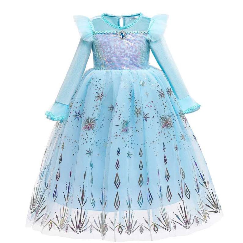 เครื่องแต่งกาย Baige Halloween สำหรับเด็กผู้หญิง \\ 'Princess Dresses Christmas Carnival Anna Elsa คอสเพลย์ชุดเด็กปาร์ตี้เสื้อผ้า