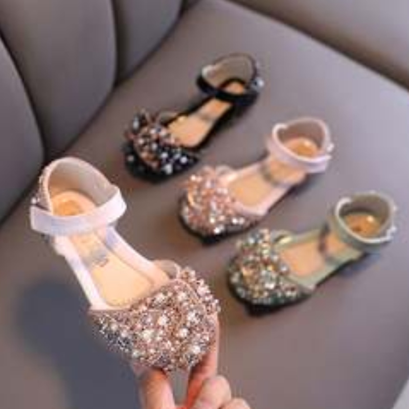 2021 แฟชั่นใหม่ Diamond Children \\ s รองเท้า Sandals เลื่อมเด็กผู้หญิง
