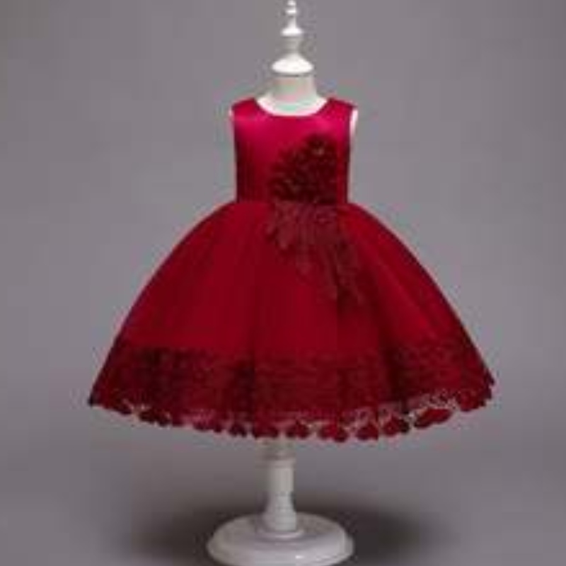 Baige New Christmas Christmas Kids Party 3 ถึง 12 ปีปาร์ตี้ปาร์ตี้ปาร์ตี้ Ball Gown 68032