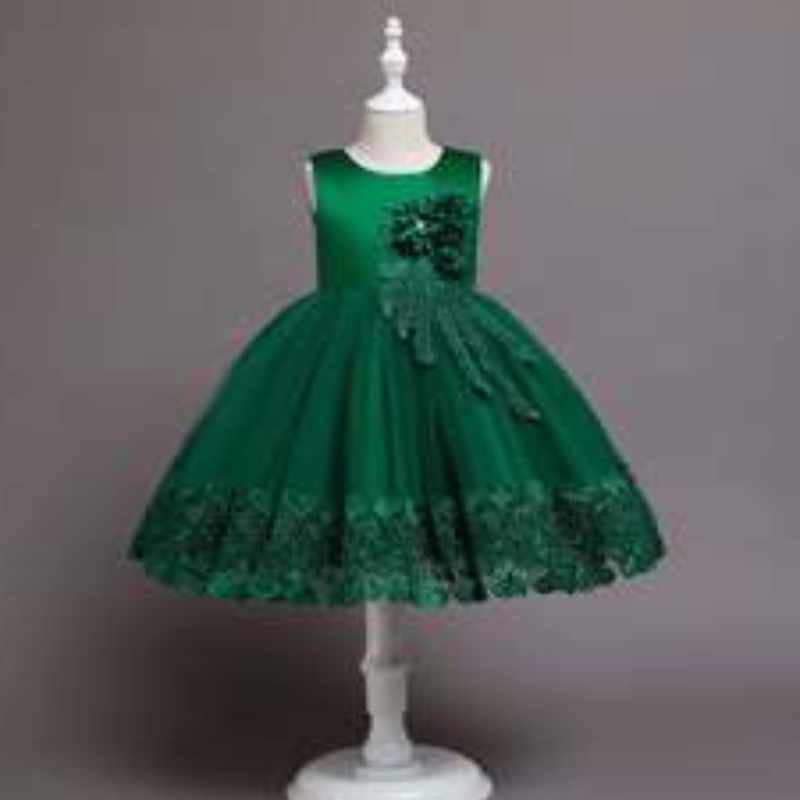 Baige New Christmas Christmas Kids Party 3 ถึง 12 ปีปาร์ตี้ปาร์ตี้ปาร์ตี้ Ball Gown 68032