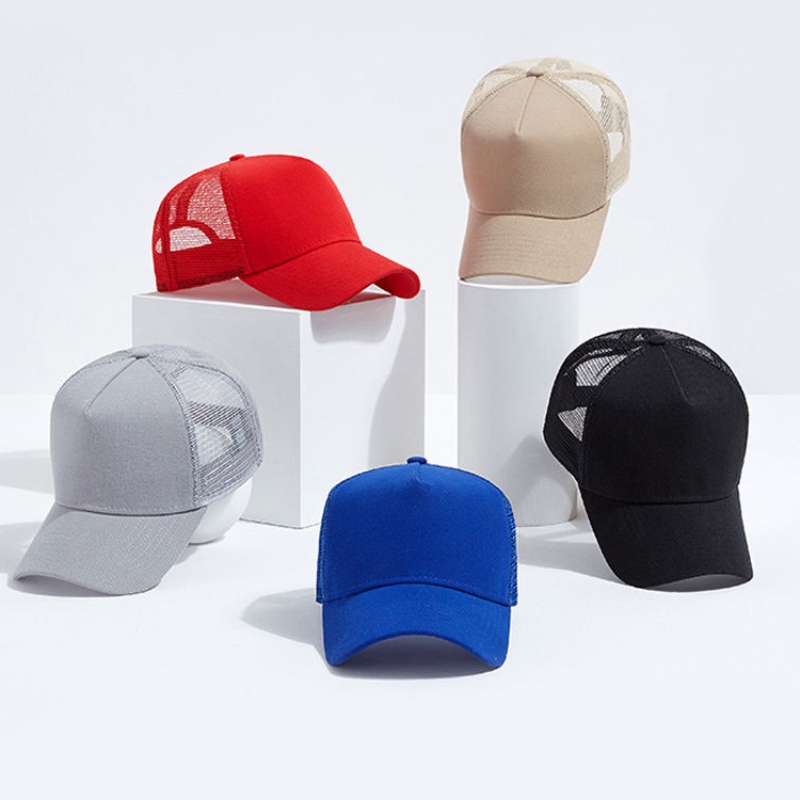 Hip Hop Hat โลโก้ Custom 3d Logo Custon Cotton Cotton หลายสีหมวกรถบรรทุกสำหรับกีฬากลางแจ้ง