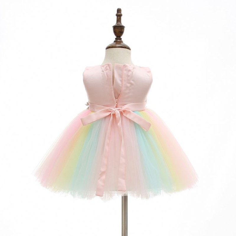 Baige Baby Princess แต่งตัวแรกเกิดหนึ่งร้อยวันของไวน์ฟูลมูนเด็กชุดแต่งงานของเด็ก ๆ